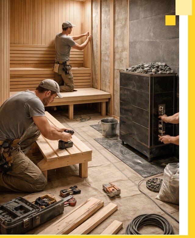 Дизайн и строительство интерьерных саун под ключ в Протвине