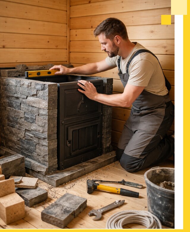 Производство и установка печей для саун под ключ в Протвине