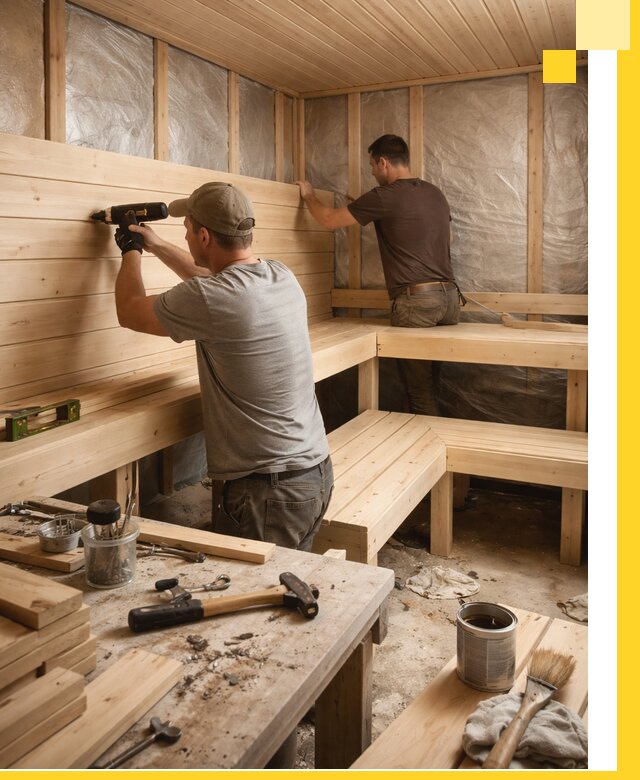 Профессиональная отделка бань и саун под ключ в Протвине