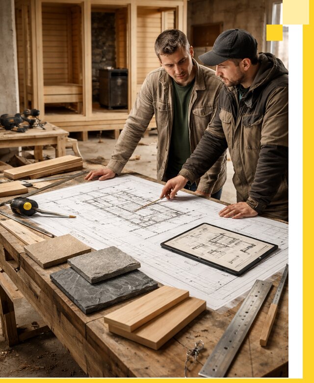 Проекты бань под ключ и планы строительства в Протвине