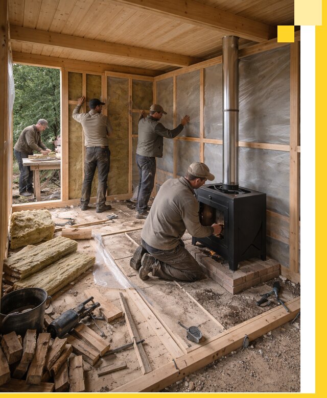 Профессиональный монтаж бань под ключ в Протвине для дома