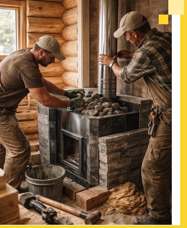 Строительство и отделка русских бань под ключ в Протвине