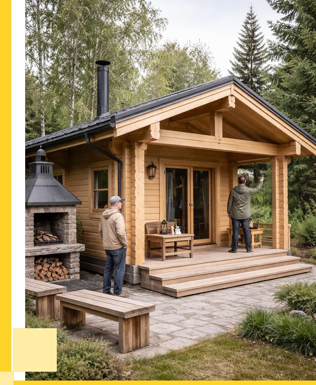 Деревянные бани под ключ в Протвине от 457875 р. | ЭриданПрн