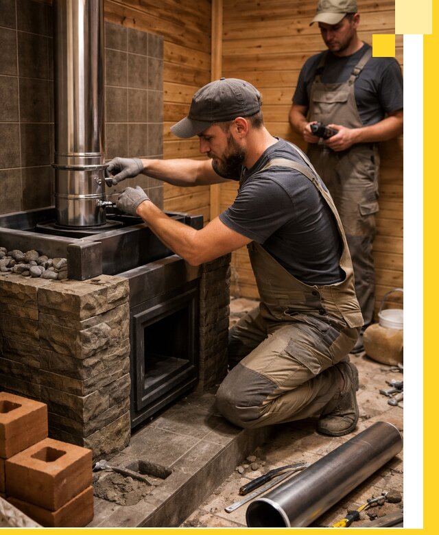 Изготовление и установка банных печей под ключ в Протвине