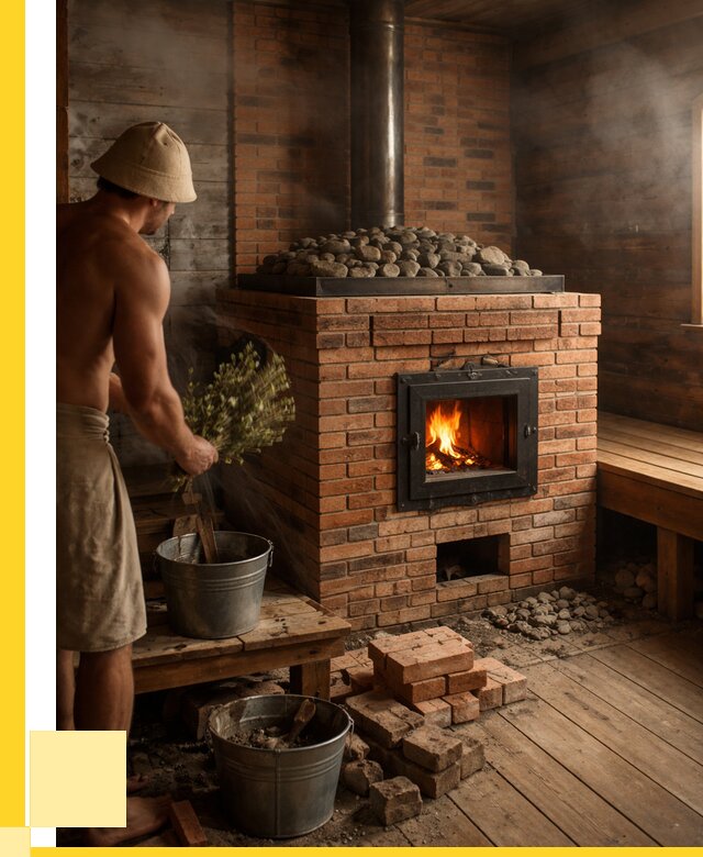 Кирпичные банные печи в Протвине от 91575 р. | ЭриданПрн