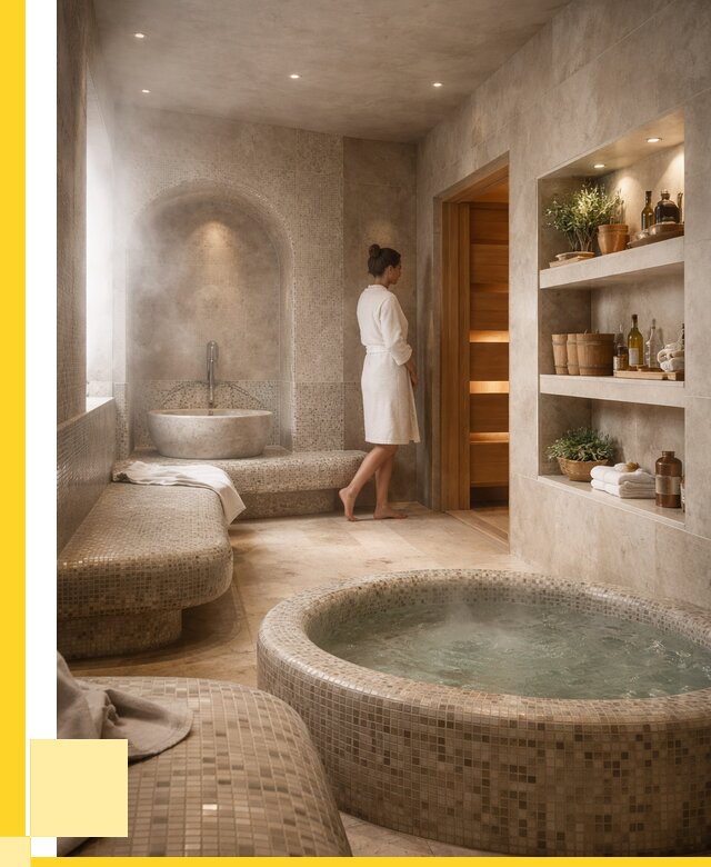 Строительство бани с хамамом в Протвине от 763125 р. | ЭриданПрн