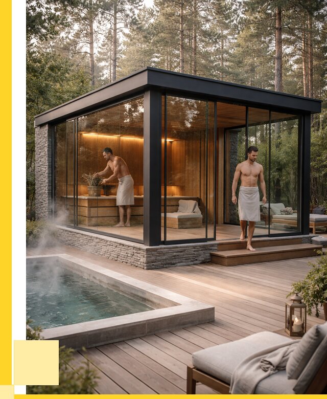 Стеклянные бани и двери в Протвине от 457875 р. | ЭриданПрн