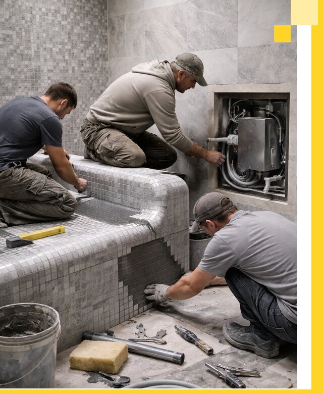 Проекты хамамов под ключ в Протвине и дизайн и строительство