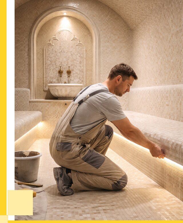 Отделка хамамов под ключ в Протвине от 5596 р. | ЭриданПрн