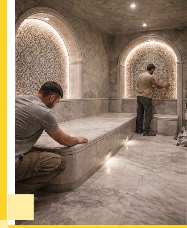 Турецкие бани под ключ в Протвине от 254375 р. | ЭриданПрн