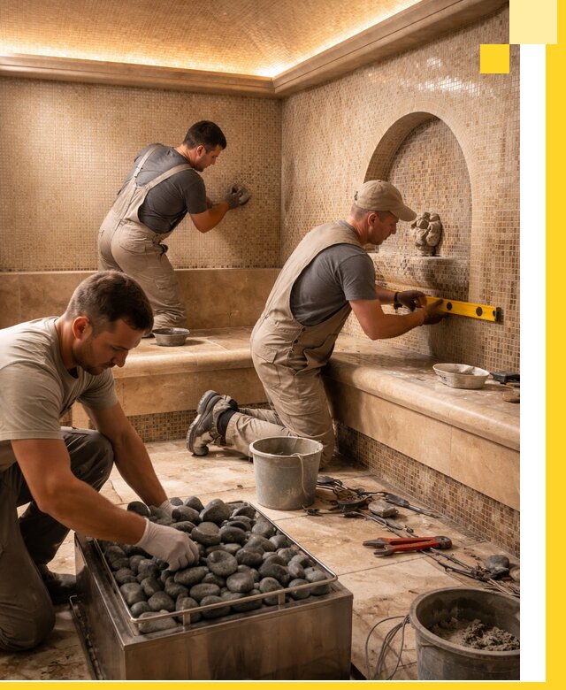 Проектирование и строительство хамама и сауны в Протвине