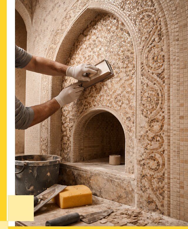 Мозаика для хамама в Протвине под ключ от 5088 р. | ЭриданПрн