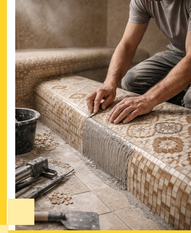 Плитка для хамама под ключ в Протвине от 3561 р. | ЭриданПрн