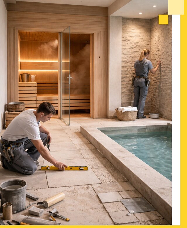 Комплексный дизайн и отделка интерьеров SPA под ключ в Протвине